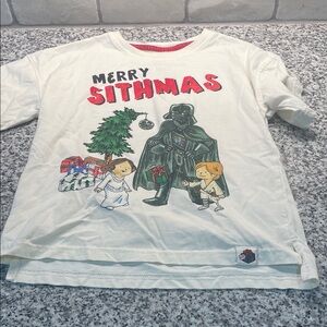 Star Wars Merry Sithmas Kids Shirt - Cream